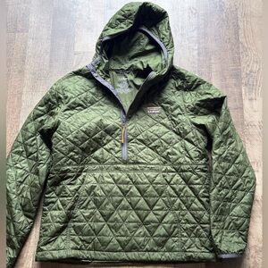 Men’s LL Bean Quarter Zip Quilted Jacket